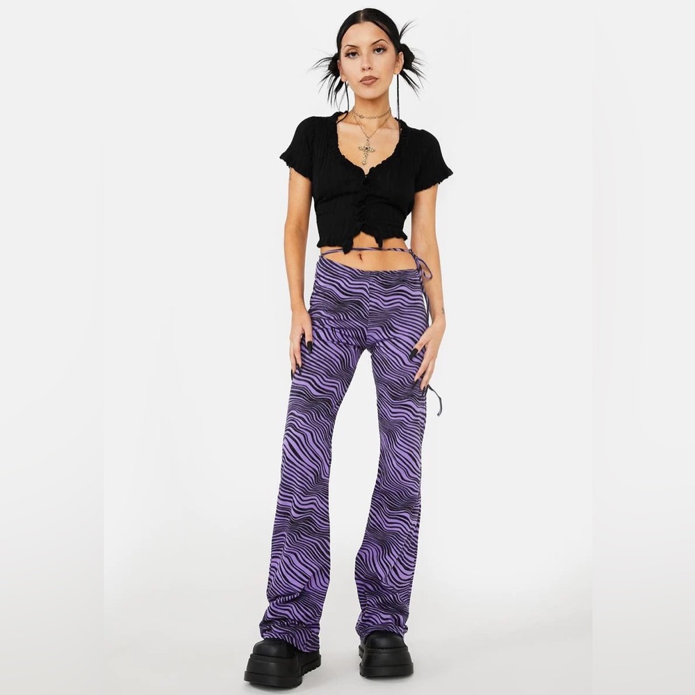 MOTEL ROCKS EDA TROUSER DESERT TERRAIN PURPLE